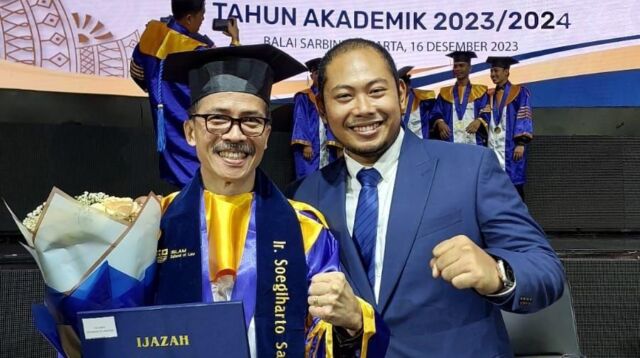 Sugiharto Santoso raih Cumlaude