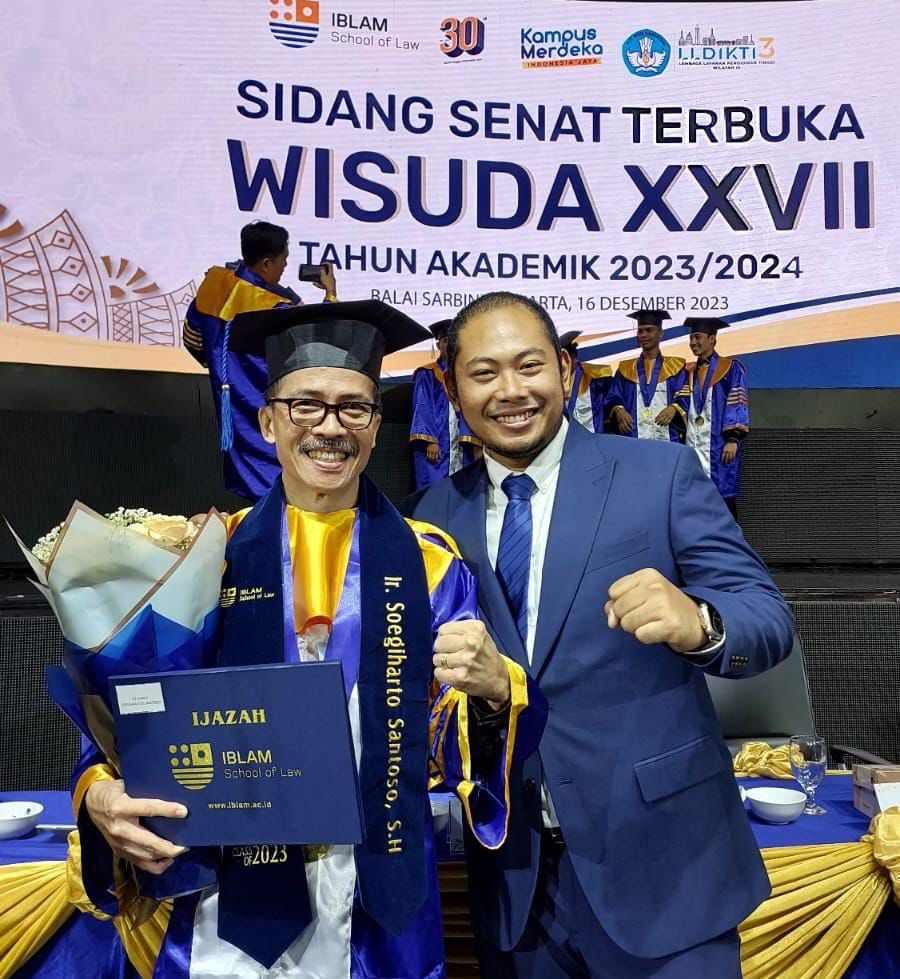 Sugiharto Santoso raih Cumlaude