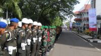 Pengamanan kedatangan Presiden Jokowi