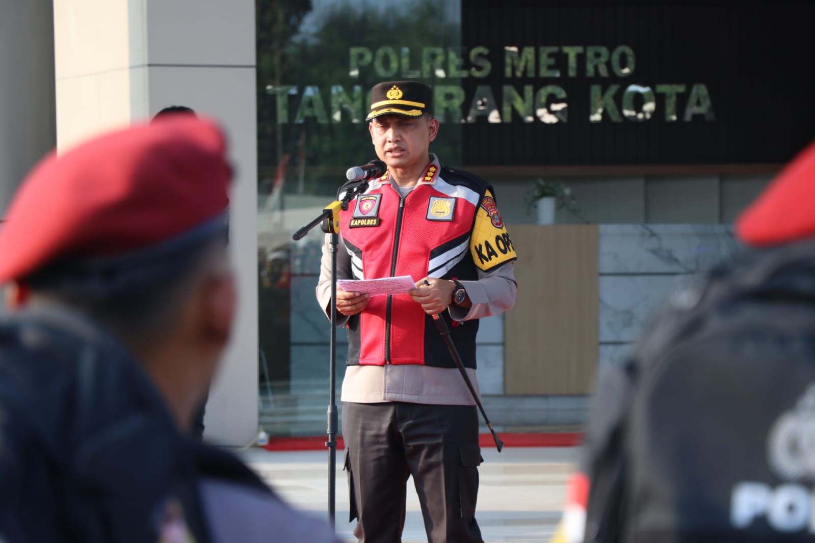 Polres Metro Tangerang Kota gelar pergeseran Pasukan Ke TPS