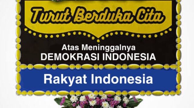 Acara Tahlilan : Matinya Demokrasi & Keadilan Indonesia