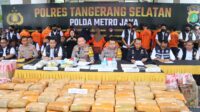 Polres Tangsel Sita 642 Kg Ganja