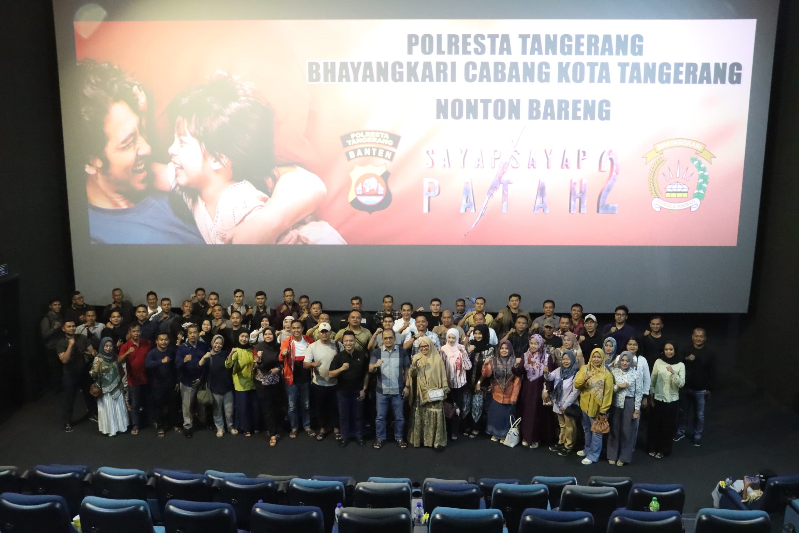 Kapolresta Tangerang Gelar Nobar