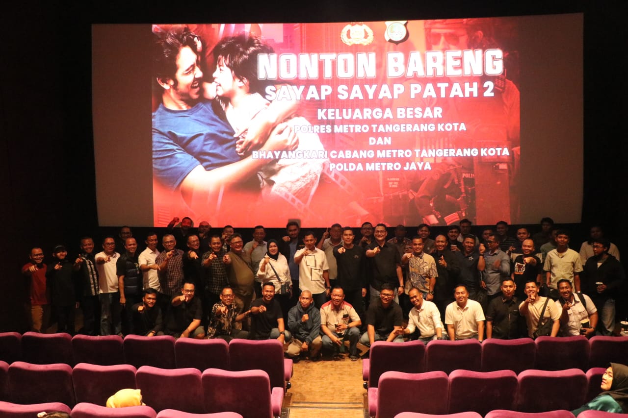Polres Metro Tangerang Kota Gelar Nobar Sayap-sayap Patah 2