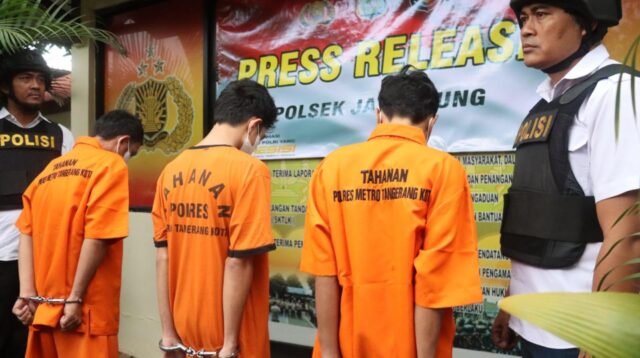 Polsek Jatiuwung Ungkap 6 Pelaku Curanmor Jaringan Banten