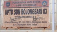 SD Negeri Bojongsari 03 Kota Depok Tidak Transfaran