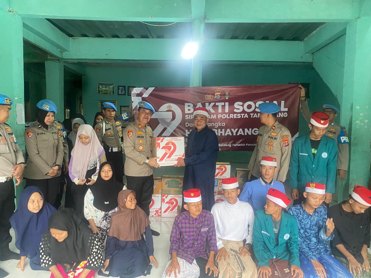 Sipropam Polresta Tangerang Gelar Bakti Sosial
