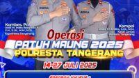 Polresta Tangerang Akan Gelar Operasi Patuh Maung
