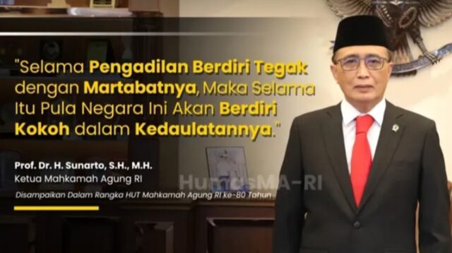 Pesan Moral Ketua MA di HUT MA ke-80