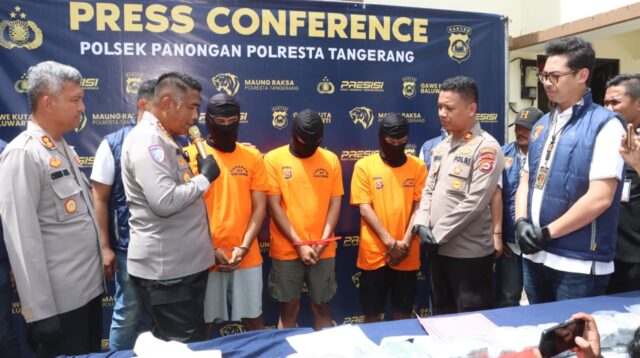Polresta Tangerang Bongkar Jaringan Narkoba Antarprovinsi