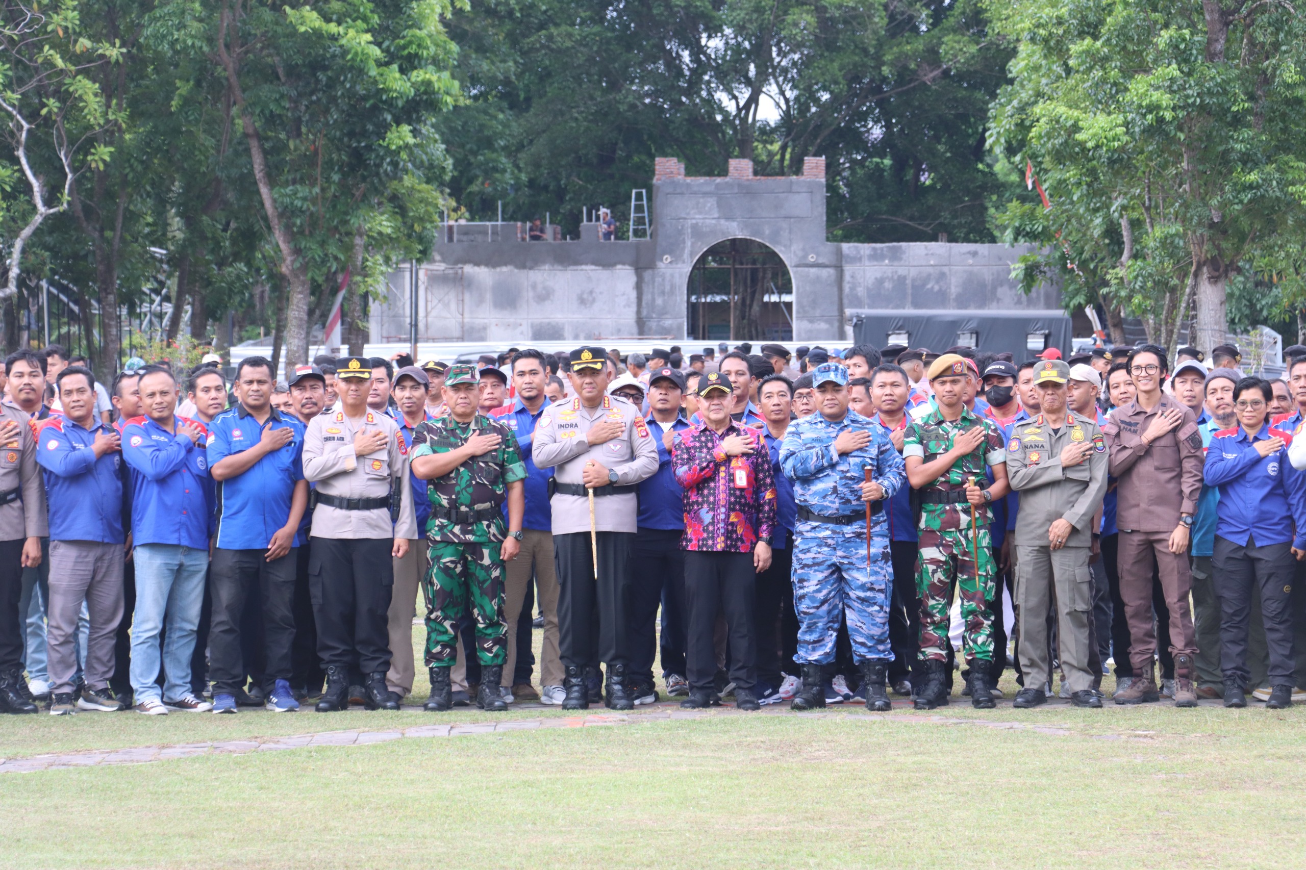 Apel Kamtibmas Polresta Tangerang Bareng Ojol, Opang, Buruh