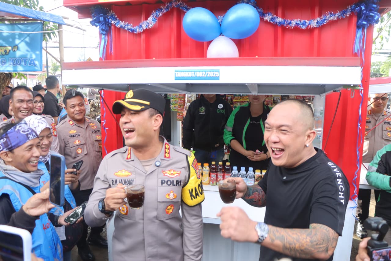 Kapolres Metro Tangerang Kota Lounching Ojol Mart
