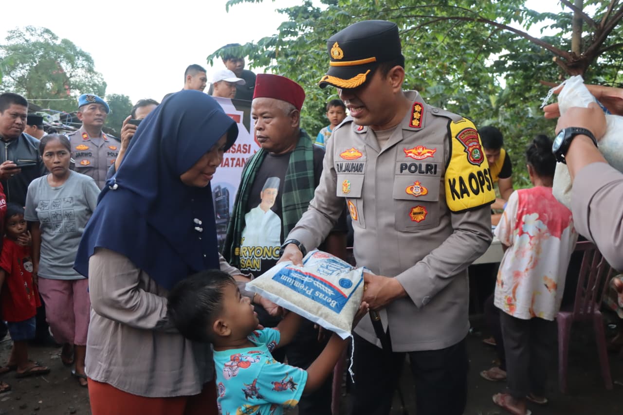 Kapolres Metro Tangerang Kota Gelar Jum’at Peduli