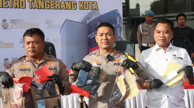 Polres Metro Tangerang Kota Ungkap 17 Pelaku Curanmor