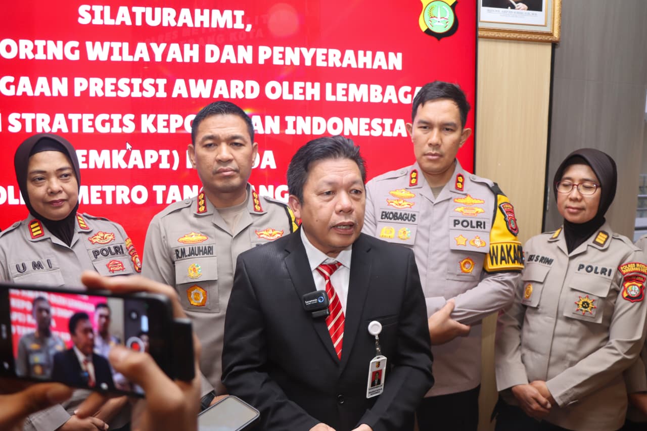 Polres Metro Tangerang Kota Menerima Penganugerahan Presisi Award