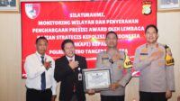Polres Metro Tangerang Kota Menerima Penganugerahan Presisi Award