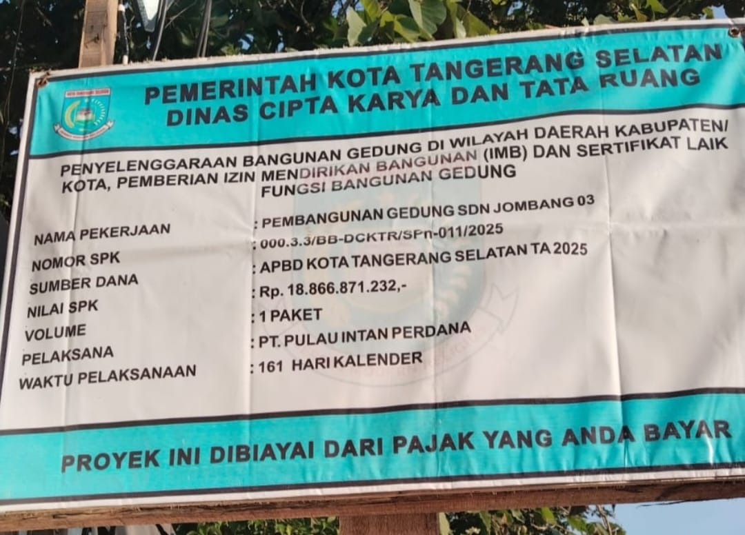 Pembangunan Gedung SDN Jombang 03