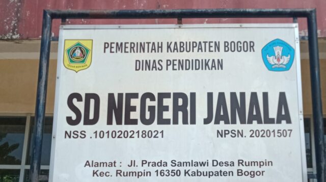 BOS SD Negeri Janala