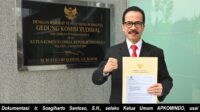 Soegiharto Santoso Kembali Surati Ketua Mahkamah Agung Terkait Perkara Kasasi No. 431 K/TUN/2026 dan Infokan adanya 16 LP Perkara APKOMINDO 1 Ketua Mahkamah Agung