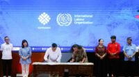 Kemnaker, Pengusaha, Serikat Pekerja, dan ILO Teken Deklarasi Pekerjaan Layak 2026–2030 1 Kemnaker